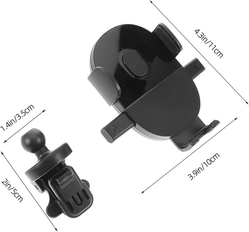 Universal Car Vent Phone Mount Holder Ball Head Hand Operation Compatible Most Smartphones - Image 3