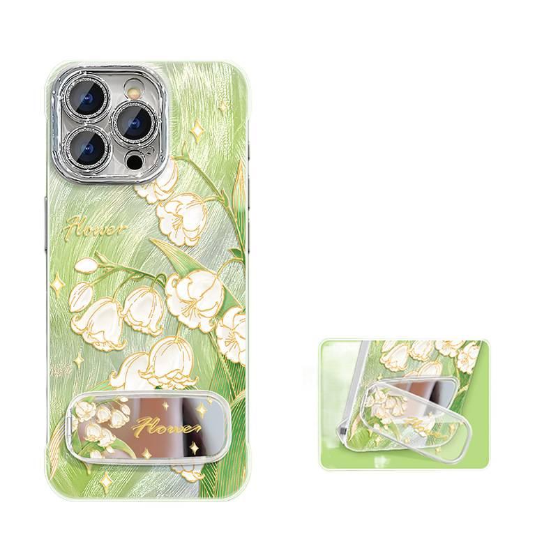غطاء واقي بPC لـ iPhone 15 / 15 Plus / 15 Pro / 15 Pro Max باللون Silver مغناطيسي بوظيفة حامل مع حماية من السقوط وحامل قائم مع مقاوم للصدمات مع تصميم بدون إطار مع مغناطيس قوي - Image 4