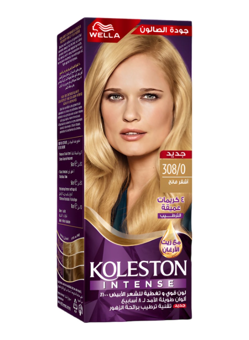 Wella Koleston Wella Koleston Intense 308/0 Light Blonde - Image 1