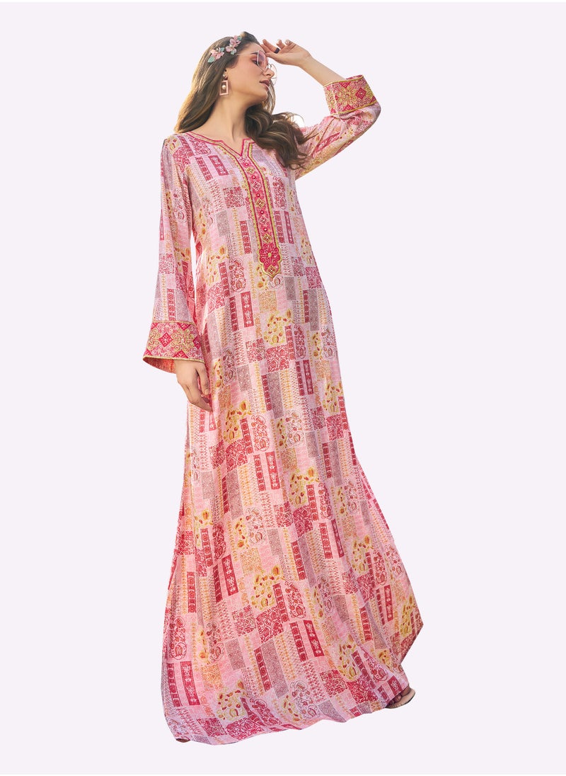 Sara Arabia Sara Arabia Medley Design Jalabiya  - Image 2