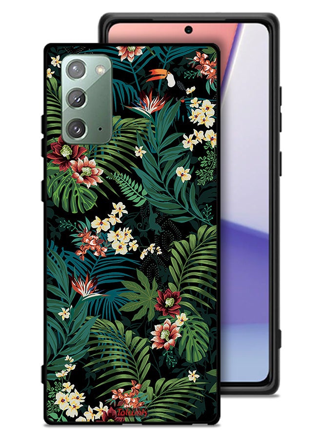 Tolwak Samsung Galaxy Note 20 Protective Case Cover Tropical Leaves - Image 1
