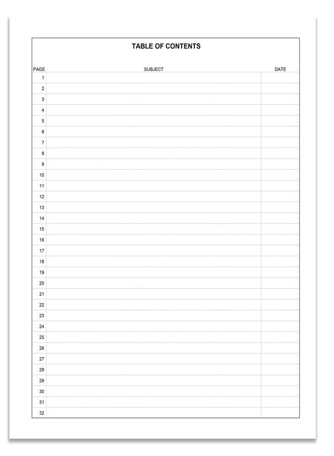 BookFactory Professional Engineering Notebook - 168 Pages (.25'' Grid Format), 8'' x 10'', Engineer Lab Notebook, Black and Burgundy Cover, Section Sewn Hardbound (Made in USA) - Image 5