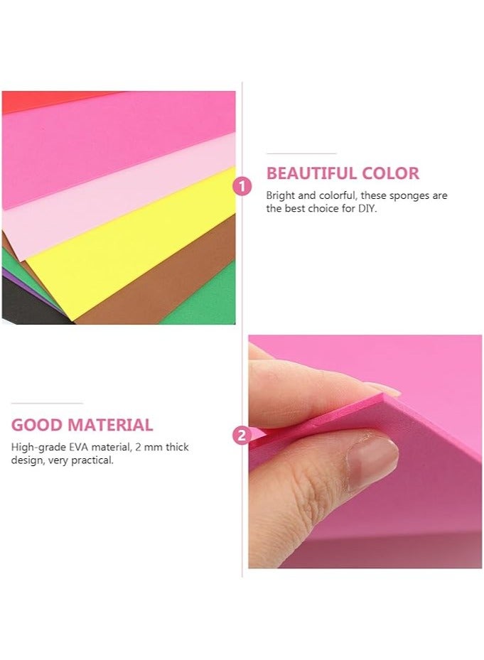 اوراق فوم للحرف اليدوية مقاس 20*30 مصممة بالألوان للأطفال والمشاريع الفنية والحرف اليدوية ولوازم المناسبات المدرسية - 9 قطع - Image 5