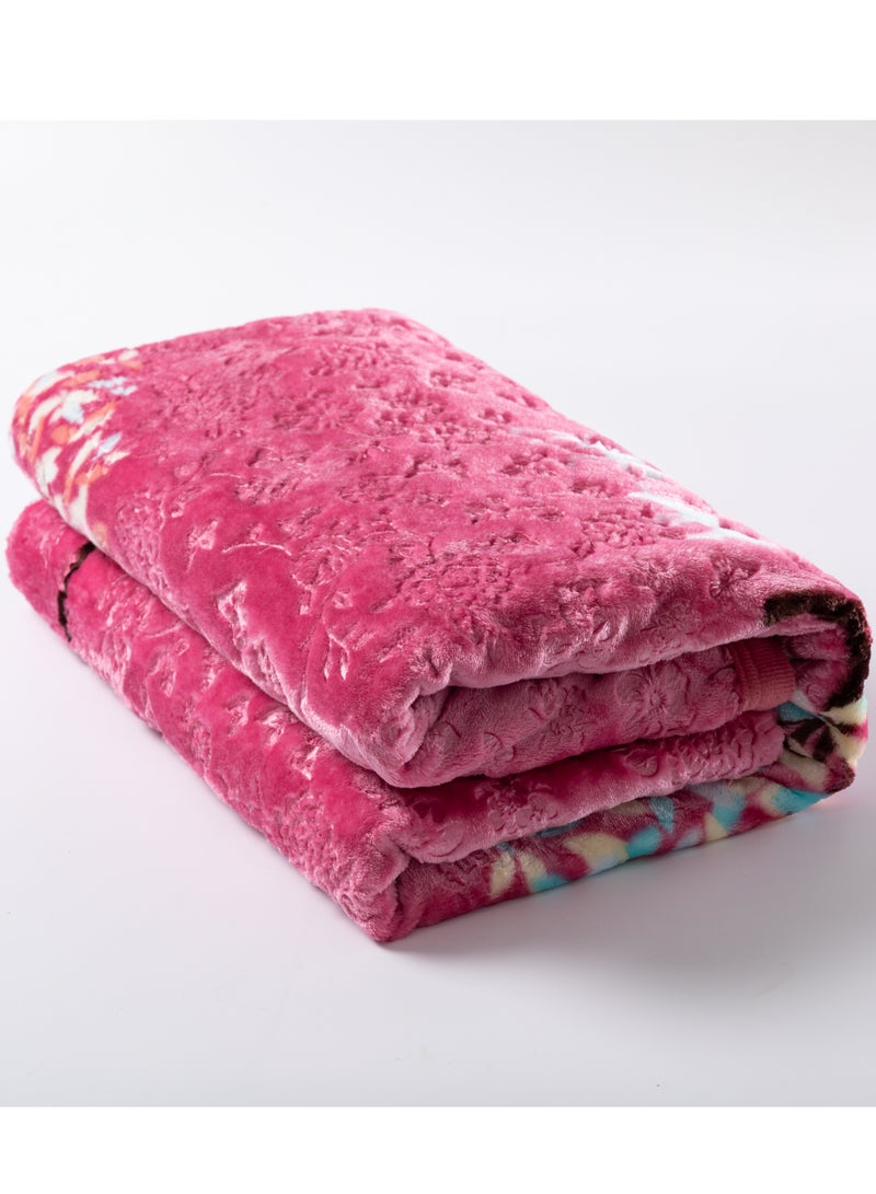 ستارجولد بطانية غائمة فاخرة بطبقة واحدة مصنوعة من 100% بوليستر سبن غزل تم الحصول عليها من البوليستر البكر وهو مناسب للشتاء وموسم الأمطار 160 × 220 سم 5 رطل - Image 2