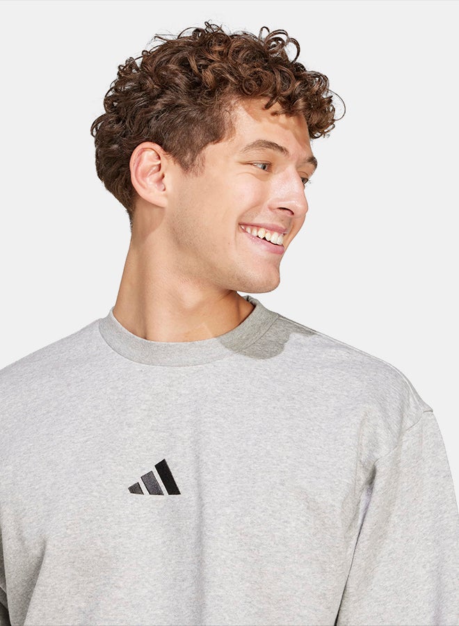 Adidas Essentials Feelcozy Fleece Sweatshirt - Image 4
