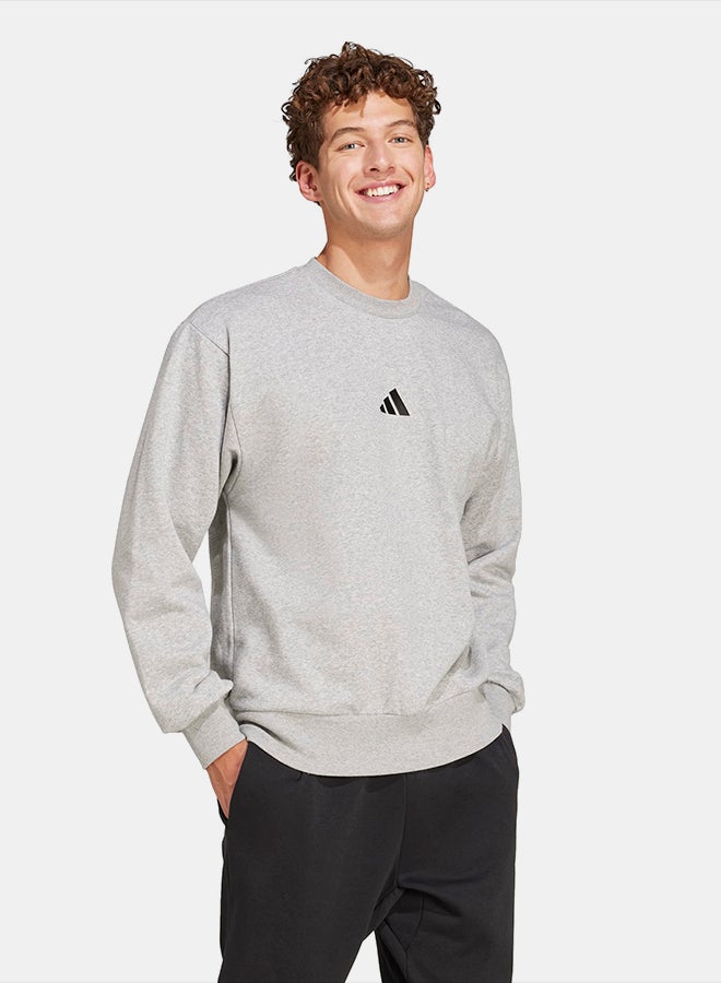 Adidas Essentials Feelcozy Fleece Sweatshirt - Image 3