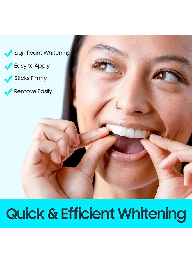 SMILEKIT 5D White Teeth Whitening Strips, For Reduce Teeth Sensitive, Teeth Whitener Clean Teeth Safely, Effectively Remove Coffee, Tobacco Stains, Professional And Safe White Strips (7 Sets) - Image 4