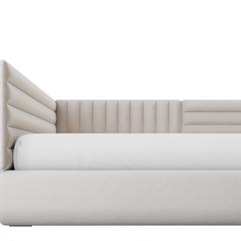 Natemia Natemia 1Piece Fitted Twin Size Sheet  100 Organic Cotton  39x 75 for Standard Twin Mattress up to 16 Ultra Soft Jersey Knit Cotton 