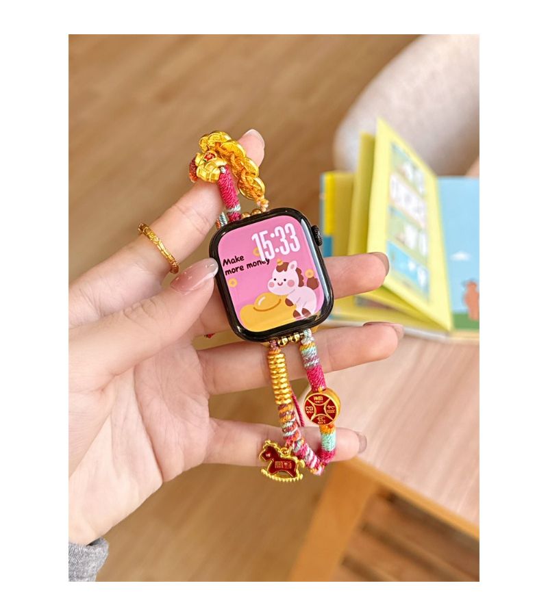 Mixed Color Lanyard Strap Compatible With 42mm 44mm 45mm 49mm 46mm Smartwatch - Image 3