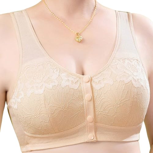 Neellohit Women's Seamless Removable Padded Printed with Front 4 Button Open Nursing/Breastfeeding/Maternity Bra - Image 1