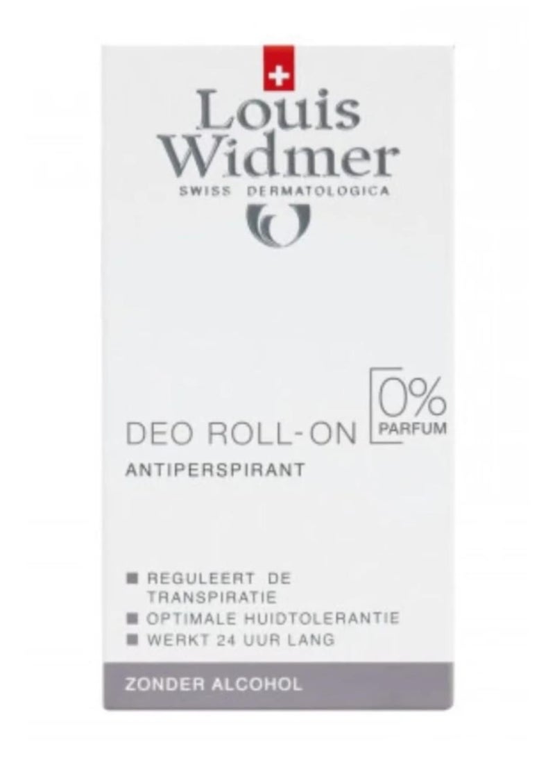 LOUIS WIDMER Roll-on deodorant (unscented) 50 ml - Image 1