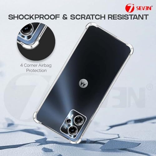 7-Seven 7SEVEN® Back Cover for Motorola G13 Transparent Mobile Back Case Shock Proof Design Camera Edges Protection Crystal Clear Phone Case Silicon Soft TPU and Flexible Bumper Phone Cover - Image 4