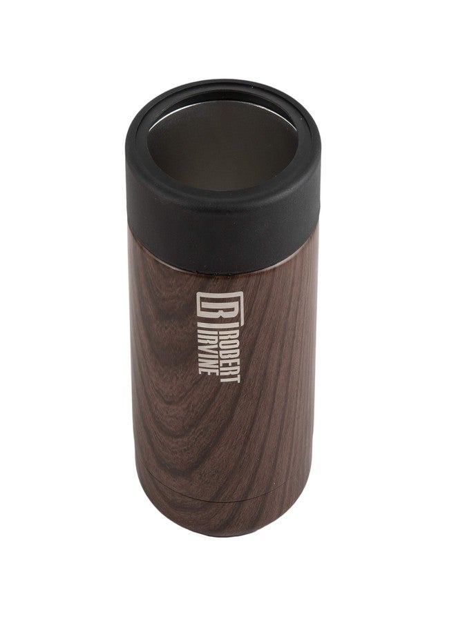 Cambridge ERI028NKPTRI2R Robert Irvine 12 Oz Wood Regular Can Coolers, Set Of 2 - Image 5