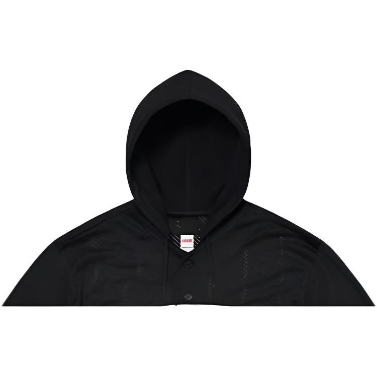 Supreme Mesh Hooded L/S Baseball Jersey - Image 2