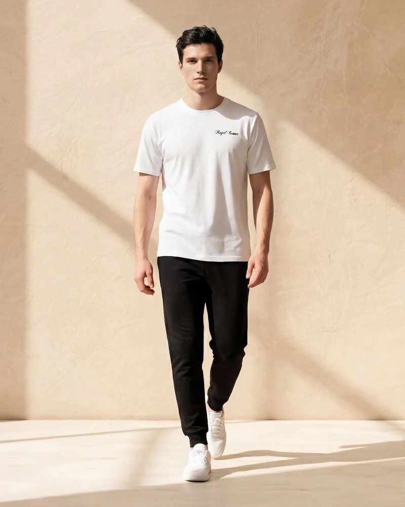 Redtag Men White Printed T-Shirt