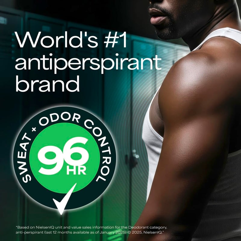 Degree Clinical Strength Antiperspirant Deodorant for Men 96-Hour Sweat and Odor Protection Intense Fresh Invisible Solid 5x Types of Sweat - Image 4