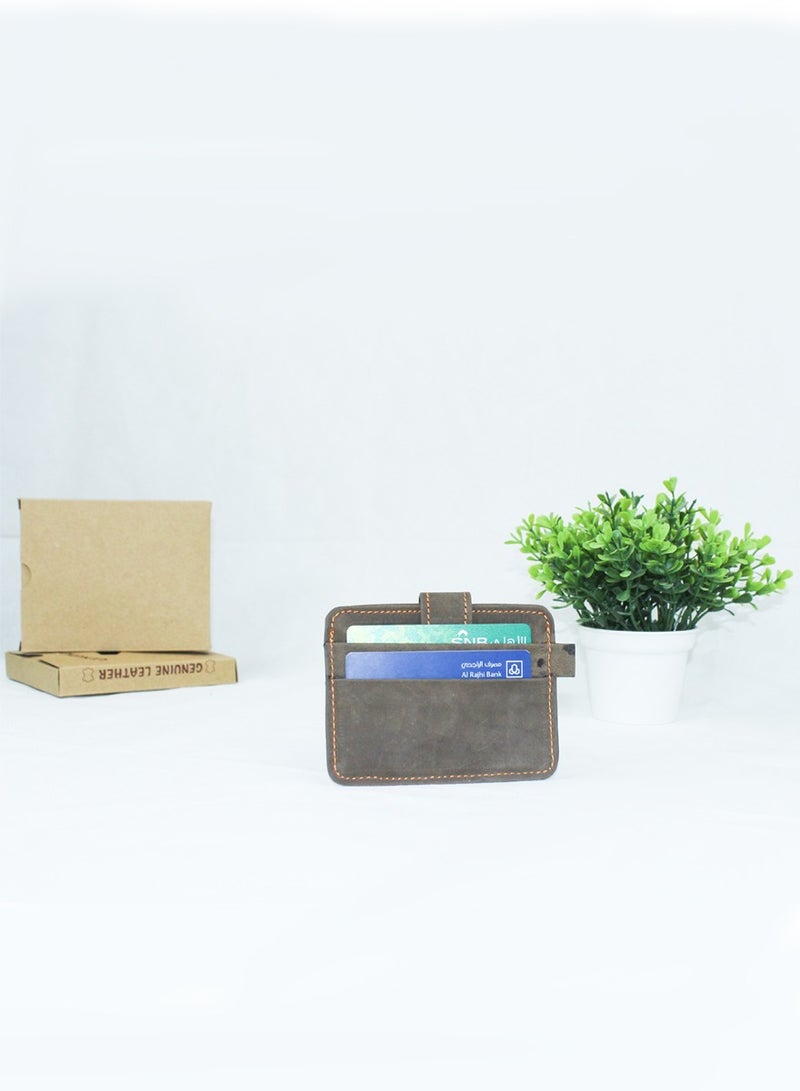 ISHWAZ Original Leather wallet for cards now carry your debit credit ID and all kind of cards with this amazing beautiful wallet with 5 wide and high quality pockets  - Image 2