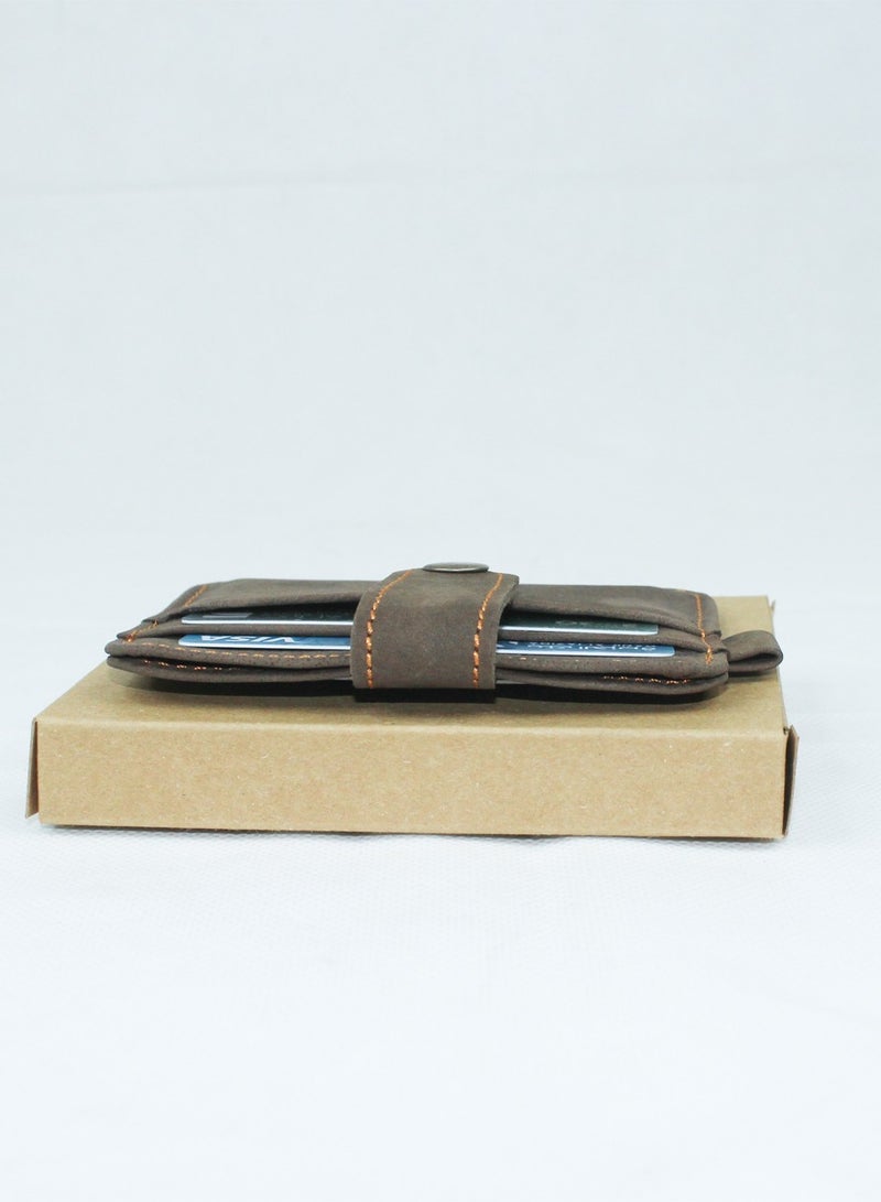 ISHWAZ Original Leather wallet for cards now carry your debit credit ID and all kind of cards with this amazing beautiful wallet with 5 wide and high quality pockets  - Image 5
