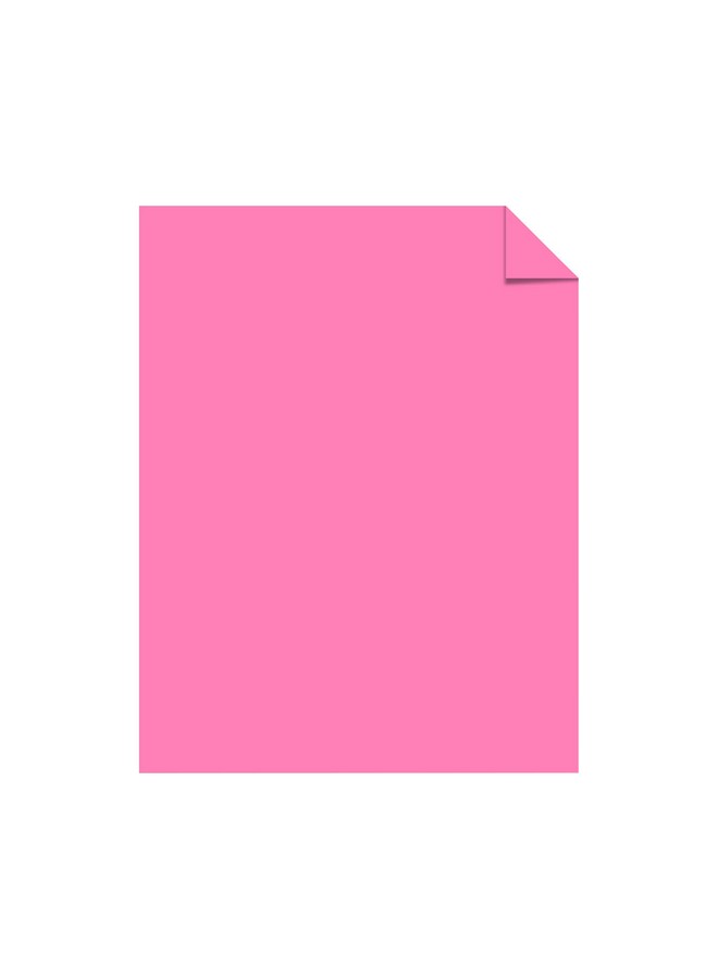 نينا ورق ملون زاهي Neenah Astrobrightsletter حجم الورق 24 رطل Fsccertified Pulsar Pink Ream مكون من 500 ورقة - Image 2