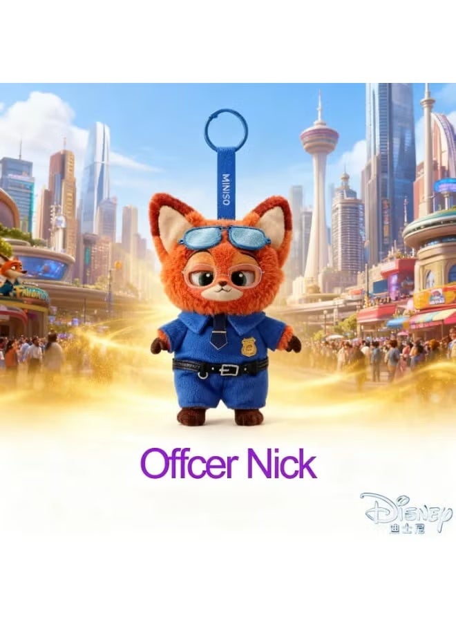 Nick Wilde Keyring – The Police Officer from Zootopia 🚓 A cute little toy featuring the beloved Nick Wilde character from Zootopia, dressed in his adorable police uniform. A great gift choice for Disney and Zootopia fans. A small item that adds a touch of fun and personality to any bag or keychain. - Image 1