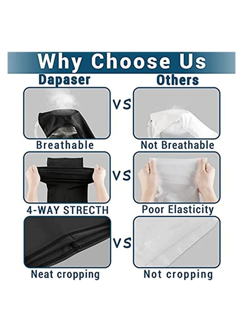 Y&D 3pcs Sun UV Protection Face Bandana Kit, Neck Gaiter Scarf Sunscreen Breathable for Cycling Hiking Fishing, Motorcycle Balaclava Men Women  - Image 3