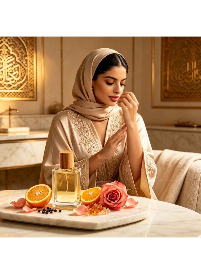 زيت عطري يدوم طويلاً ٥٠ مل، عطر زهري فاخر مع الحمضيات والفلفل، رائحة راقية، يترك انطباعاً لا يُنسى - Image 2