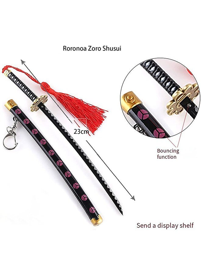 HALAMODO One Piece Anime Gifts For Keychain Anime Keychain Keyring With Anti-Lost Key Chain  - Image 3