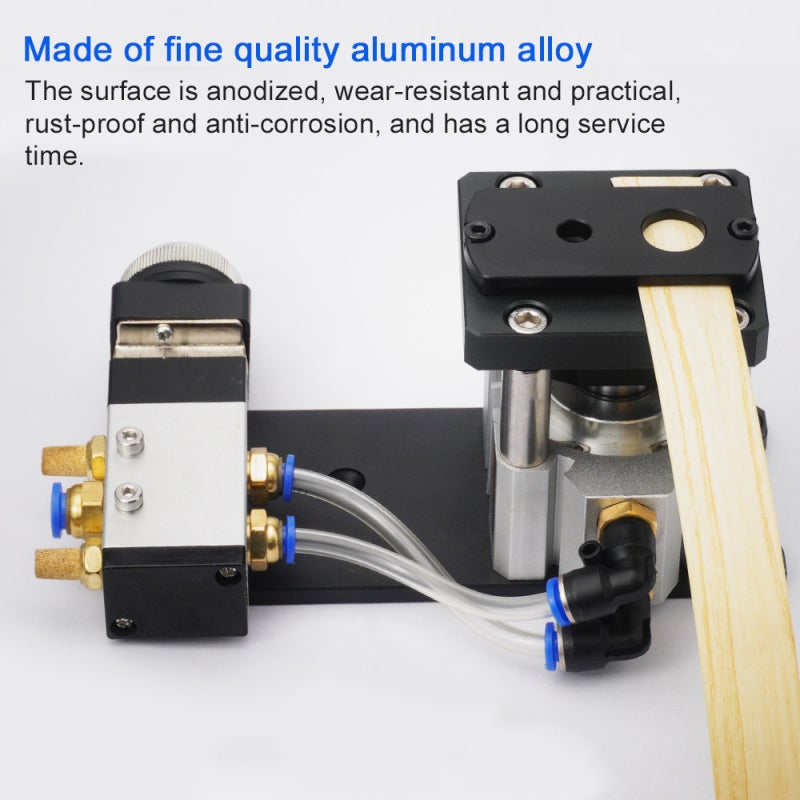 Pneumatic Edges Banding Punching Machine Dual Hole Hole-punching Device Automatic Punching Artifact Portable Puncher - Image 2