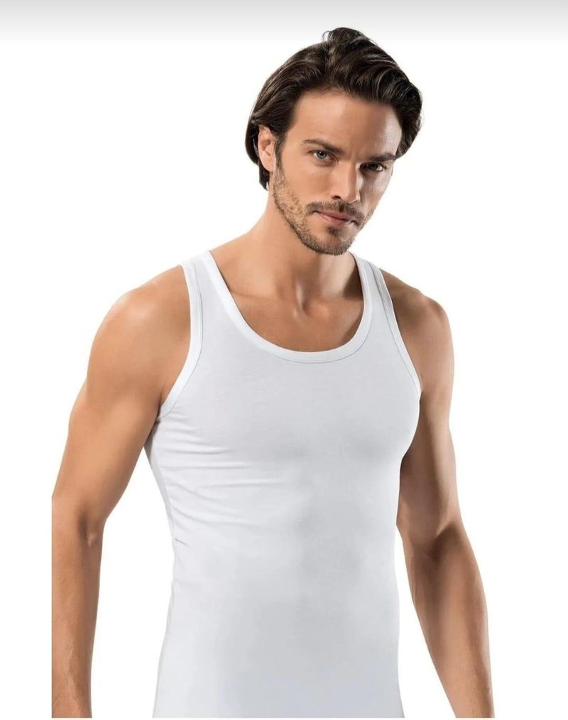 Erdem 1116 Men's Lycra Undershirt 12 Pieces 