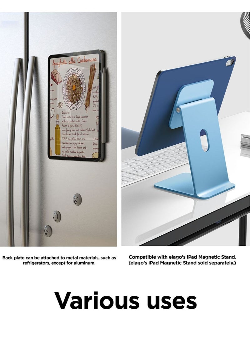 Elago Magnetic Folio iPad 10th Generation Case Cover (2022) 10.9 inch [Magnet Integrated Back Plate attaches to Metal Surfaces] - Blue  - Image 5