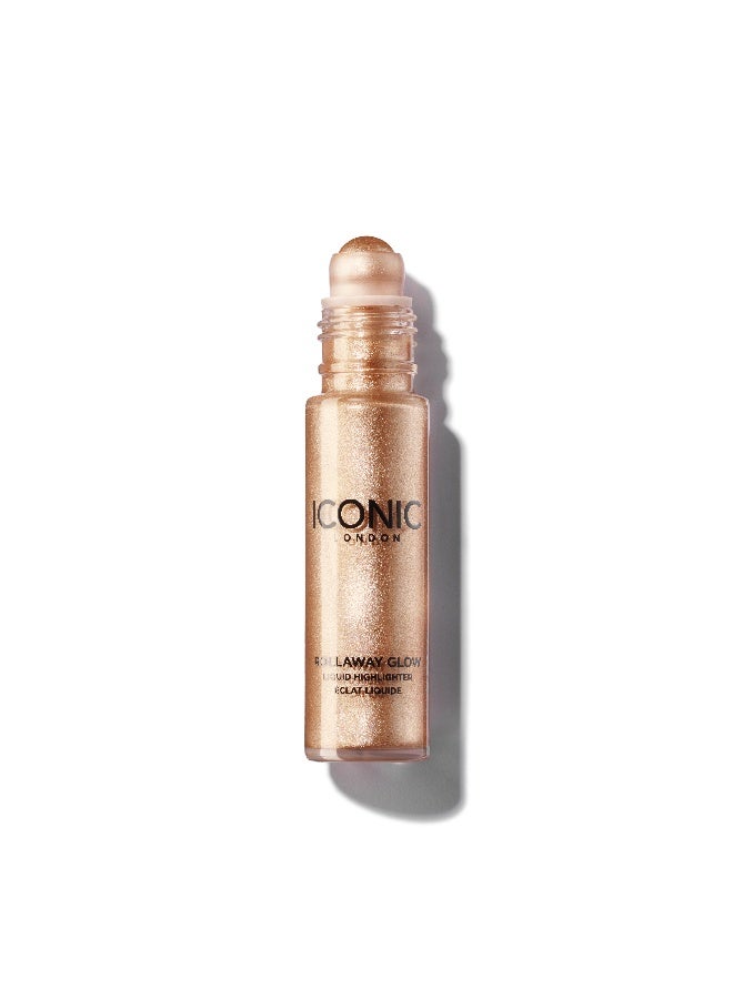ICONIC LONDON Rollaway Glow Liquid Highlighter - Peach Paradise - Image 1