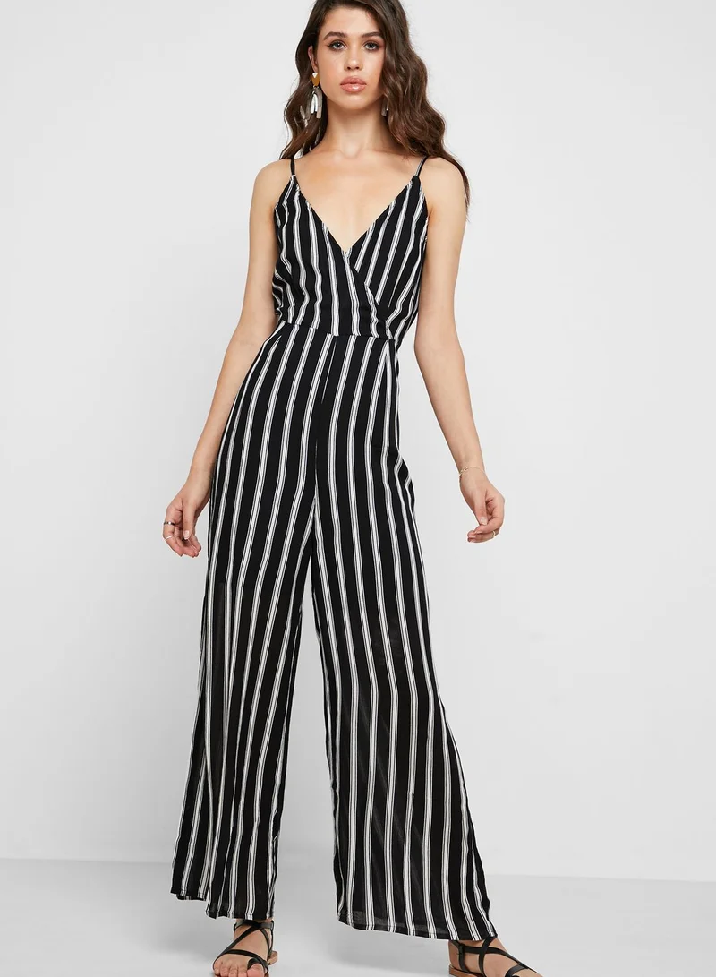 NOISY MAY Striped Cami Jumpsuit