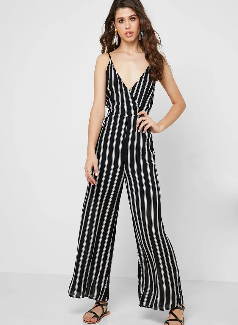 NOISY MAY Striped Cami Jumpsuit