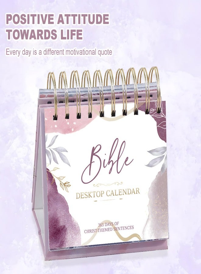 PRSTINCOL Daily Bible Verse Flip Calendar, Perpetual Scripture Desk Decor with Inspirational Quotes for Office and Home - Image 2