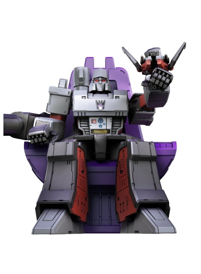BLOKEES Transformers G1 Megatron Action Edition 02 | 237 PCS Construction Model Kit | Buildable Collectible Robot Figure with Glowing Eyes & Chest | Poseable Decepticon Toy for Kids & Adults - Image 4