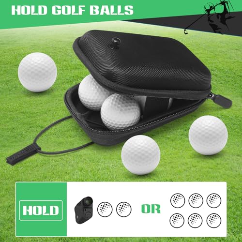Anglekai Golf Rangefinder Hard Shell Case, Hard Golf Rangefinder Case Universal Range Finder Carry Bag for Most Rangefinders (Black) - Image 4