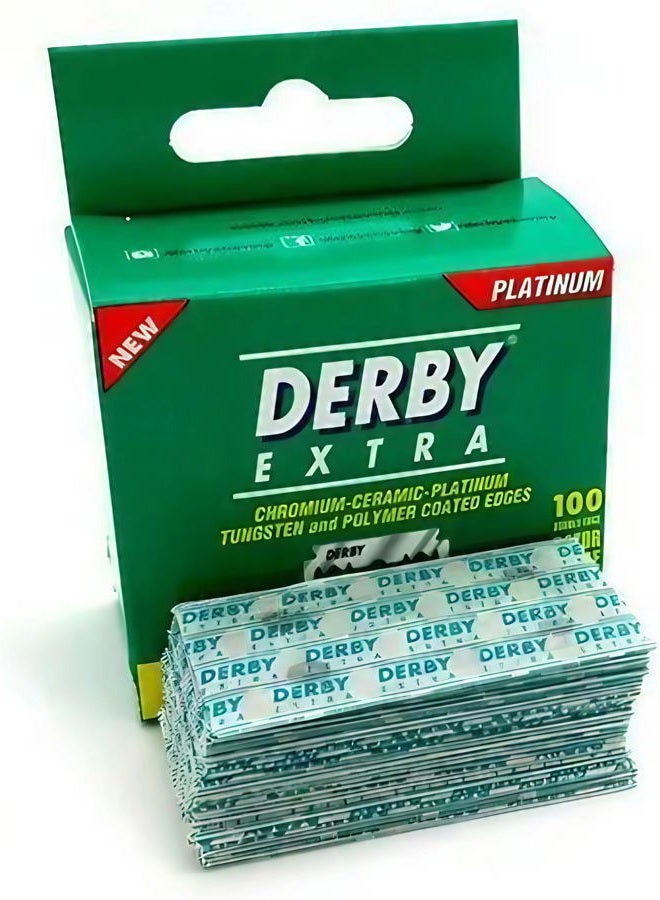 Derby Extra Double Edge Safety Razor Blades - Pack of 100 Blades - Image 4