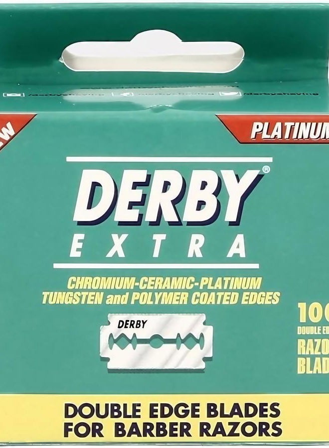 Derby Extra Double Edge Safety Razor Blades - Pack of 100 Blades - Image 2