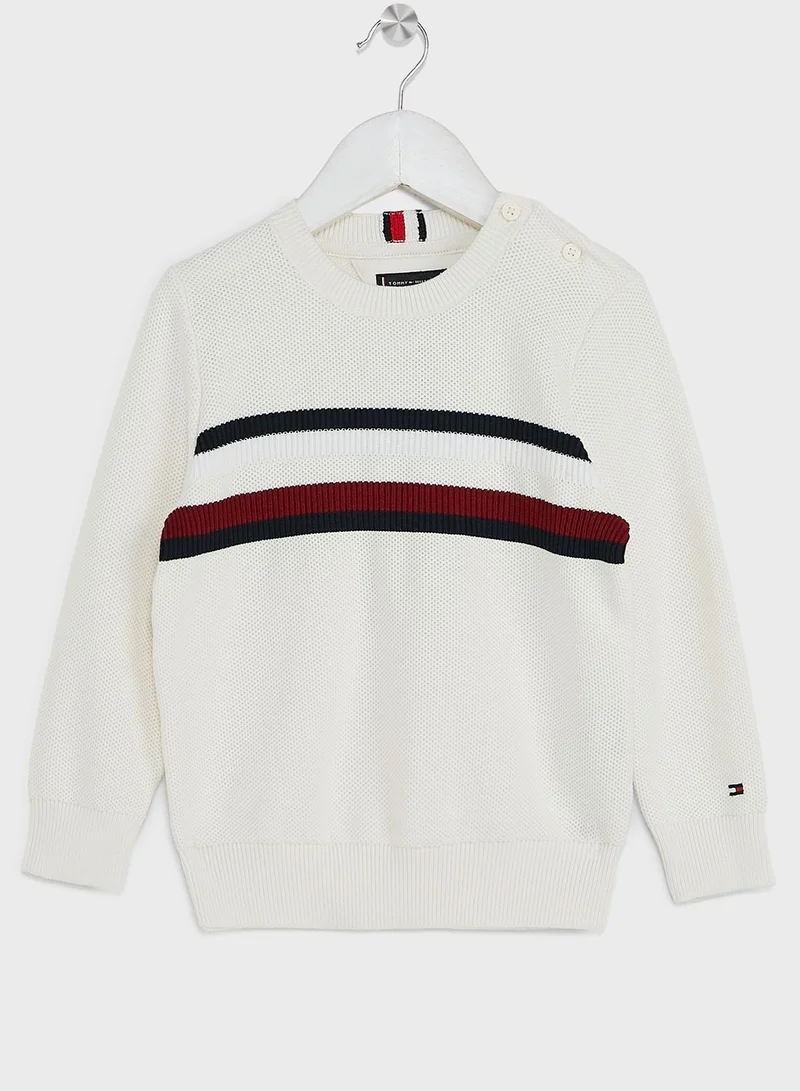TOMMY HILFIGER Kids Striped Sweater