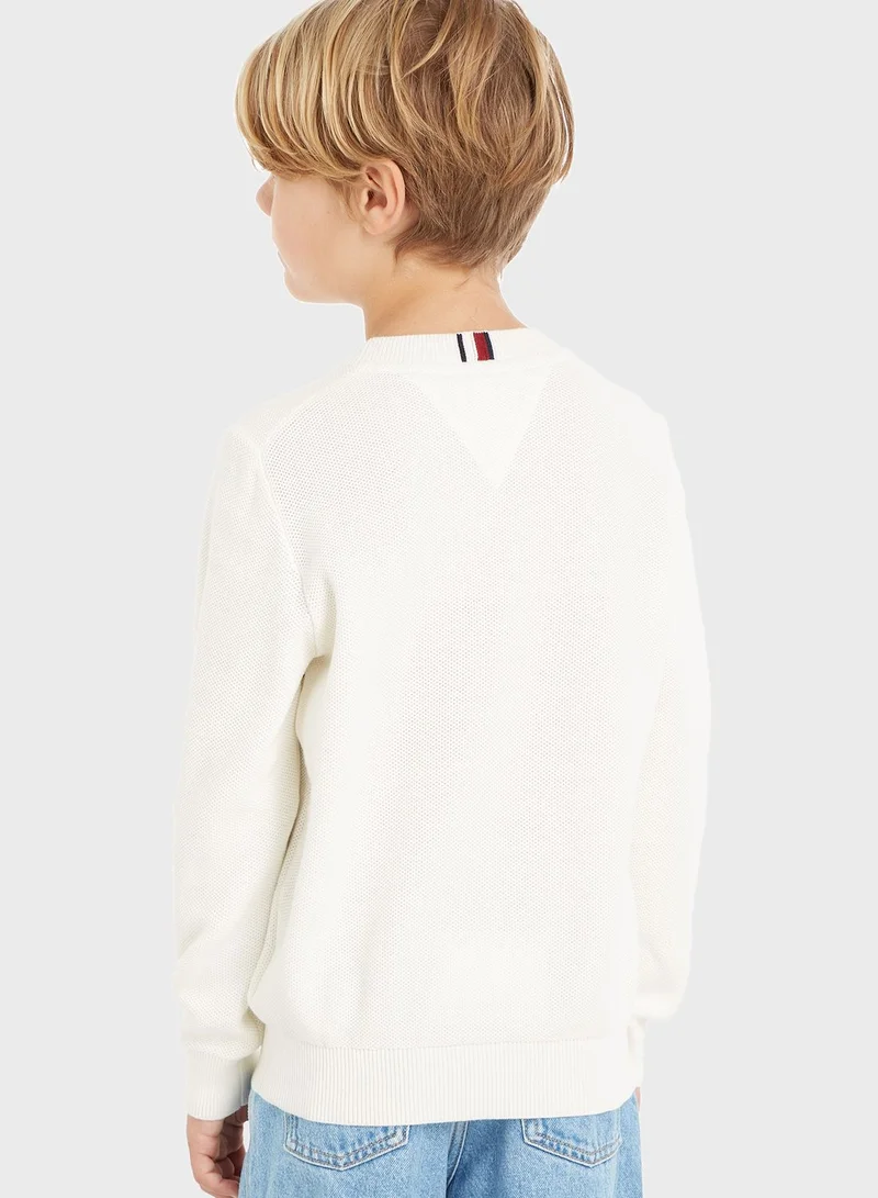 TOMMY HILFIGER Kids Striped Sweater