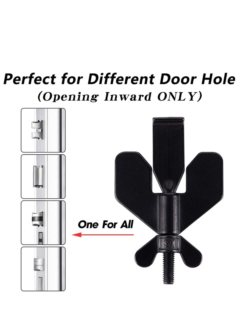 SYOSI Portable Door Lock, Home Security Door Locker Travel Lockdown Locks for Additional Safety and Privacy Security Devices for Traveling Hotel Home Apartment College(1 Pack) - Image 5