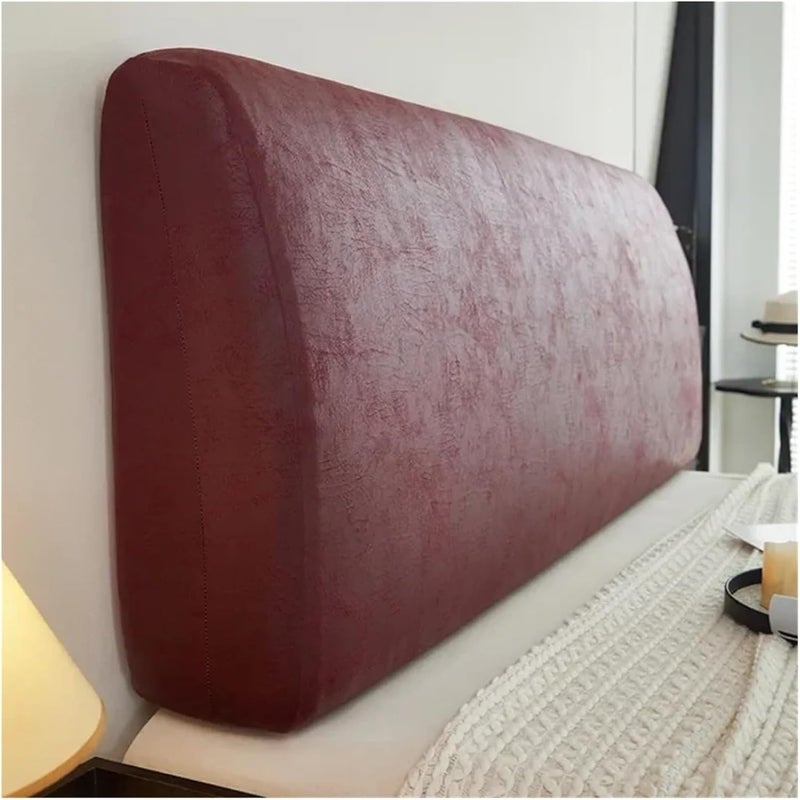 Headboard Cover Modern Simple All-Inclusive Bedside Cover Cloth Backrest Removable and Washable Elastic(Color 2,2.0m 1pcs) - Image 1