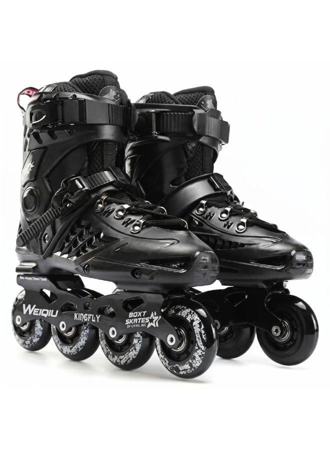 WEIQIU Inline Skates for Women Men, Outdoor Street Blades Roller Adult Male Female, Professional Fitness Roller Skates Blades for Unisex - Image 1