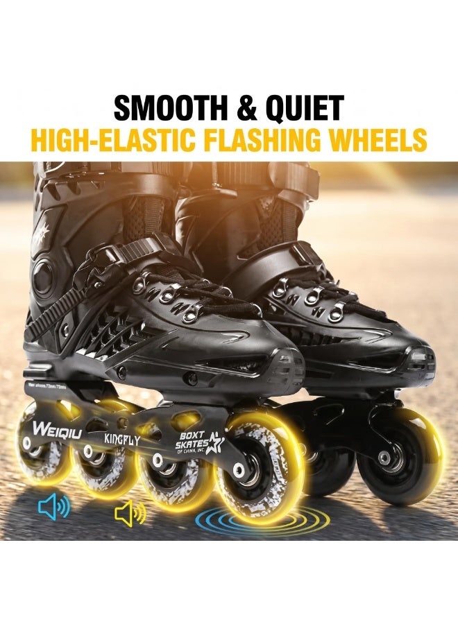 WEIQIU Inline Skates for Women Men, Outdoor Street Blades Roller Adult Male Female, Professional Fitness Roller Skates Blades for Unisex - Image 3