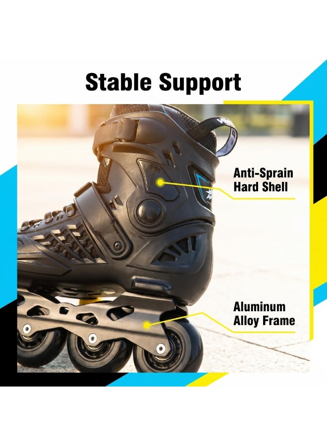 WEIQIU Inline Skates for Women Men, Outdoor Street Blades Roller Adult Male Female, Professional Fitness Roller Skates Blades for Unisex - Image 4