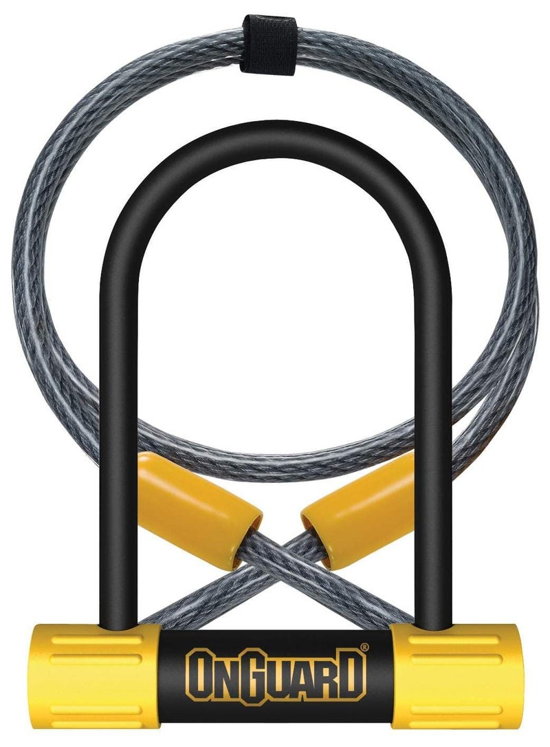 ONGUARD Bulldog Mini DT-8015 Keyed Shackle Lock - Black, 9.0 x 14.0 cm - Image 1