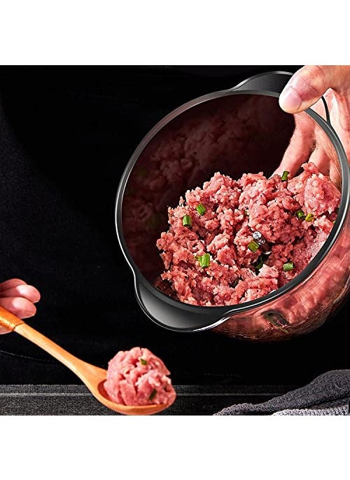 Matiko 3 Speeds Stainless Steel Electric Meat Grinders with Bowl for Heavy Kitchen Food Chopper Keema Machine Meat Vegetables Onion Slicer Garlic Slicer Dicer Food Processor Glass Bowl 2L250W multi  - Image 4
