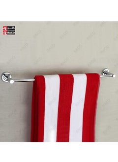 RACO RACO Sundex Stainless Steel Chrome Plated Towel Hanger Bar | Bathroom Towel Rod Holder | Wall Mounted Hand Towel Rail for Kitchen and Washroom  - Image 3