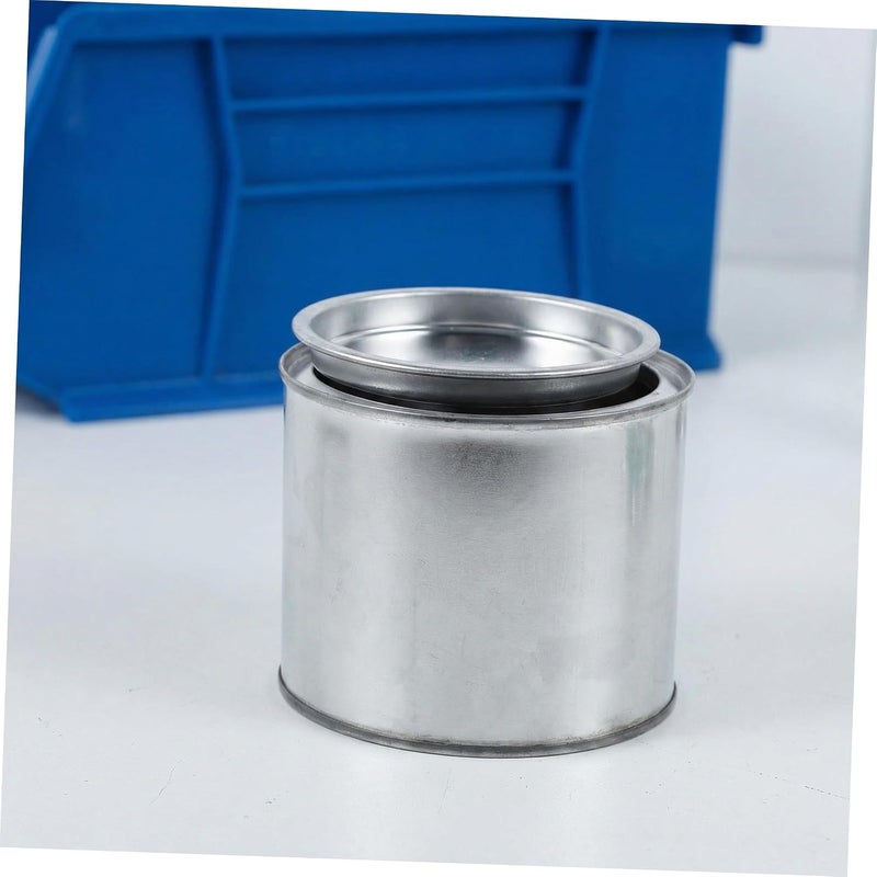 Gadpiparty 7pcs Small Empty Metal Paint Cans with Lids 0.3l Unlined Iron Storage Containers for DIY Projects and Crafts Sturdy Build Versatile Storage Paint Buckets - Image 5