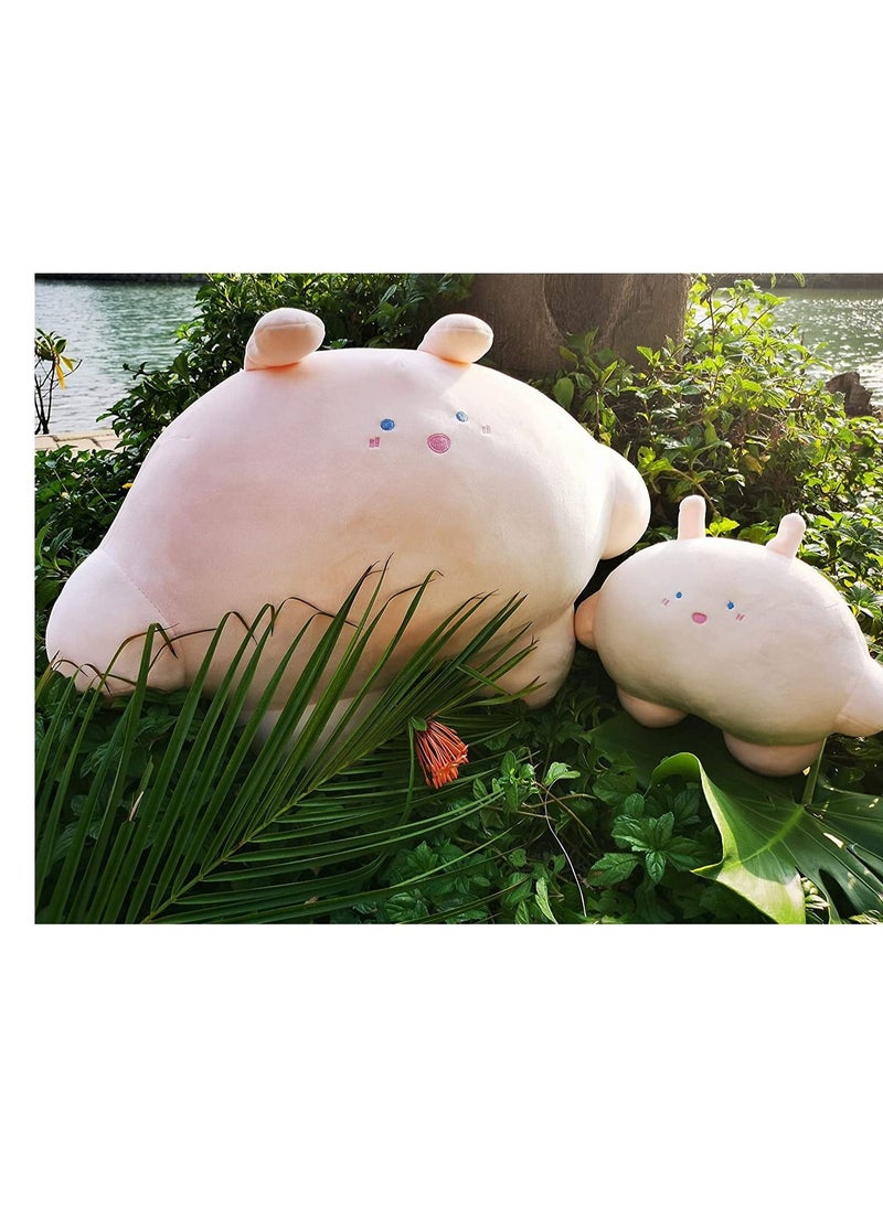 Generic - 9 inch Cute Rabbit Plush Stuffed Animal Body Pillow Fat Cartoon Cylindrical Body Pillows for Kids, Super Soft Hugging Toy Gifts for Bedding, Kids Sleeping Nap Kawaii Pillow - Image 1